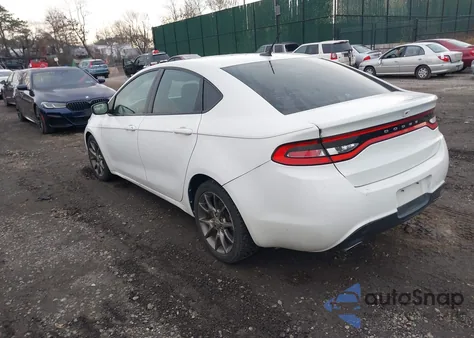 2013 Dodge Dart Rallye из США, поврежденный, VIN 1C3CDFBA0DD176334